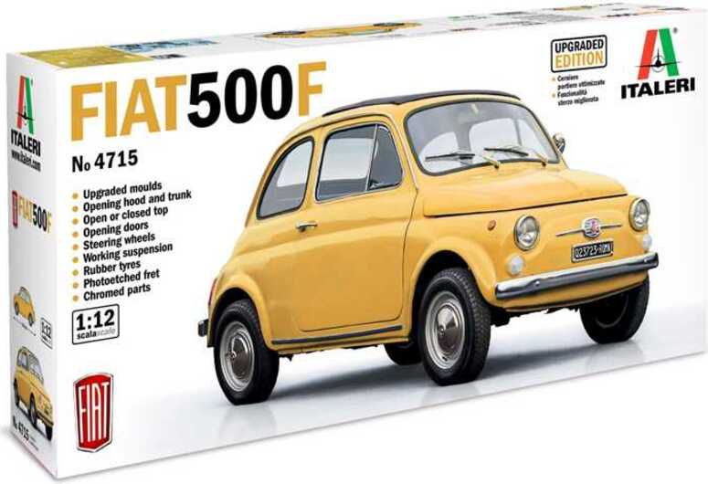Fiat 500F,modellino scala 1/12 Italeri