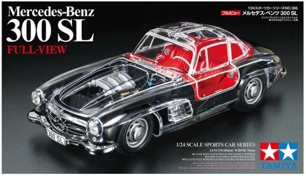 Mercedes 300 SL FULL VIEW,scala 1/24 tamiya
