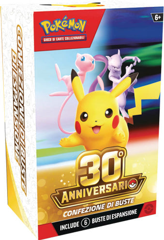 Bundle da 6 buste Pokémon 30th