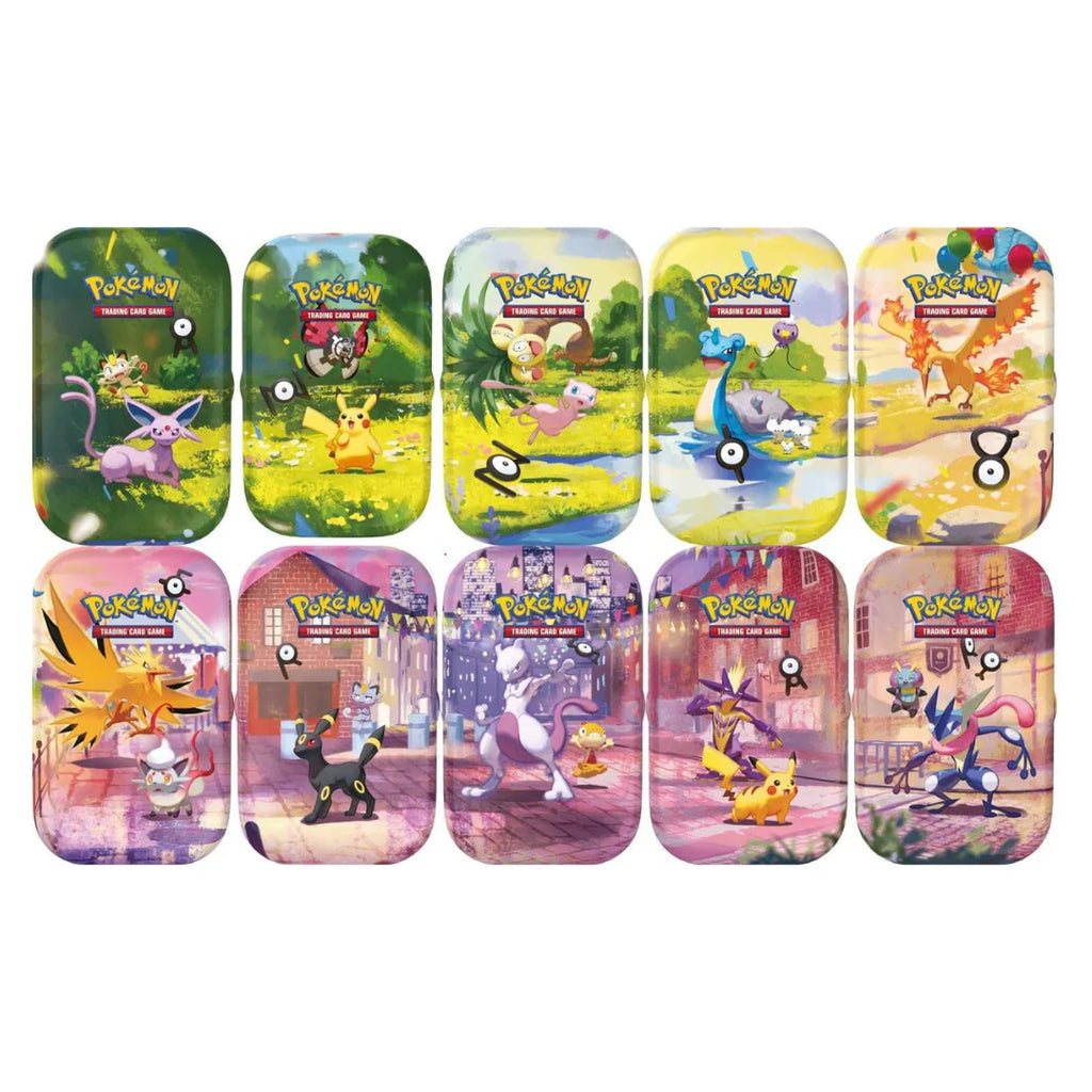 10 Mini tin Pokémon 30th,set completo