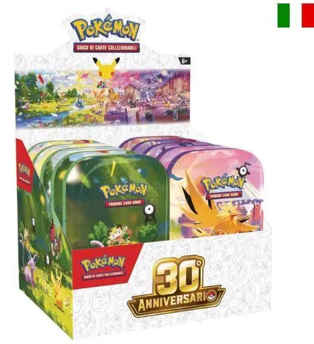 10 Mini tin Pokémon 30th,set completo